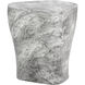 Dali 21.5 X 20 inch Marble Look / Grey Outdoor End Table, Large